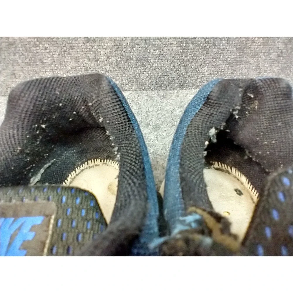 Nike Air Zoom Pegasus 32 Mens 11 Running Shoes Blue Black 749340-014 NO INSOLES
